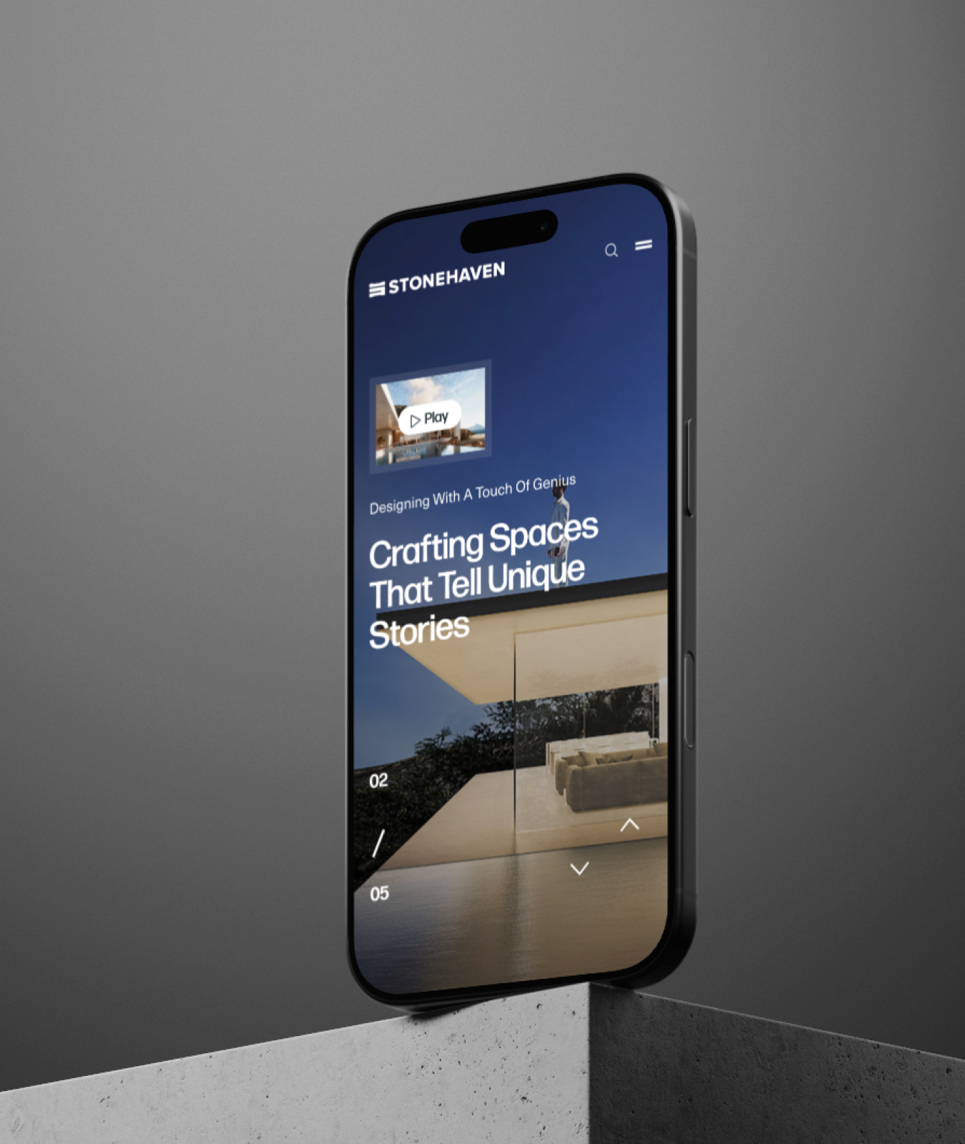 a striking digital platform demonstrating construction expertise